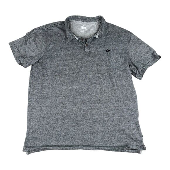 Men's Quiksilver Regular Fit Cotton Stripe Polo Shirt XL Extra Large Golf - Picture 1 of 7